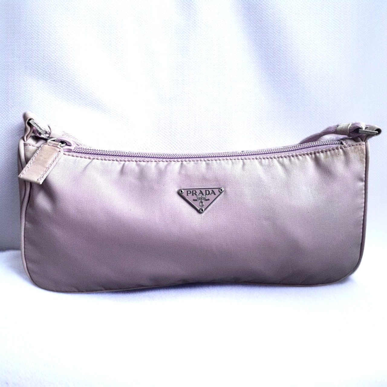 Prada Accessory Pouch Handbag Authentic Pink