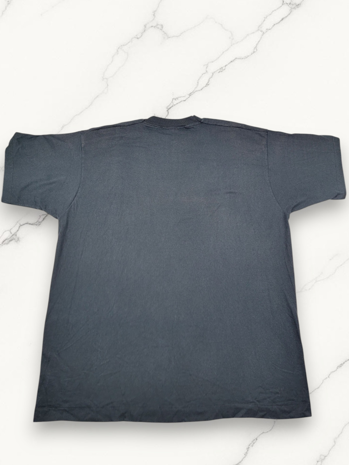 Screen Stars Best Vintage 90s Blank T-Shirt Mens XXL Faded Black Single Stitch
