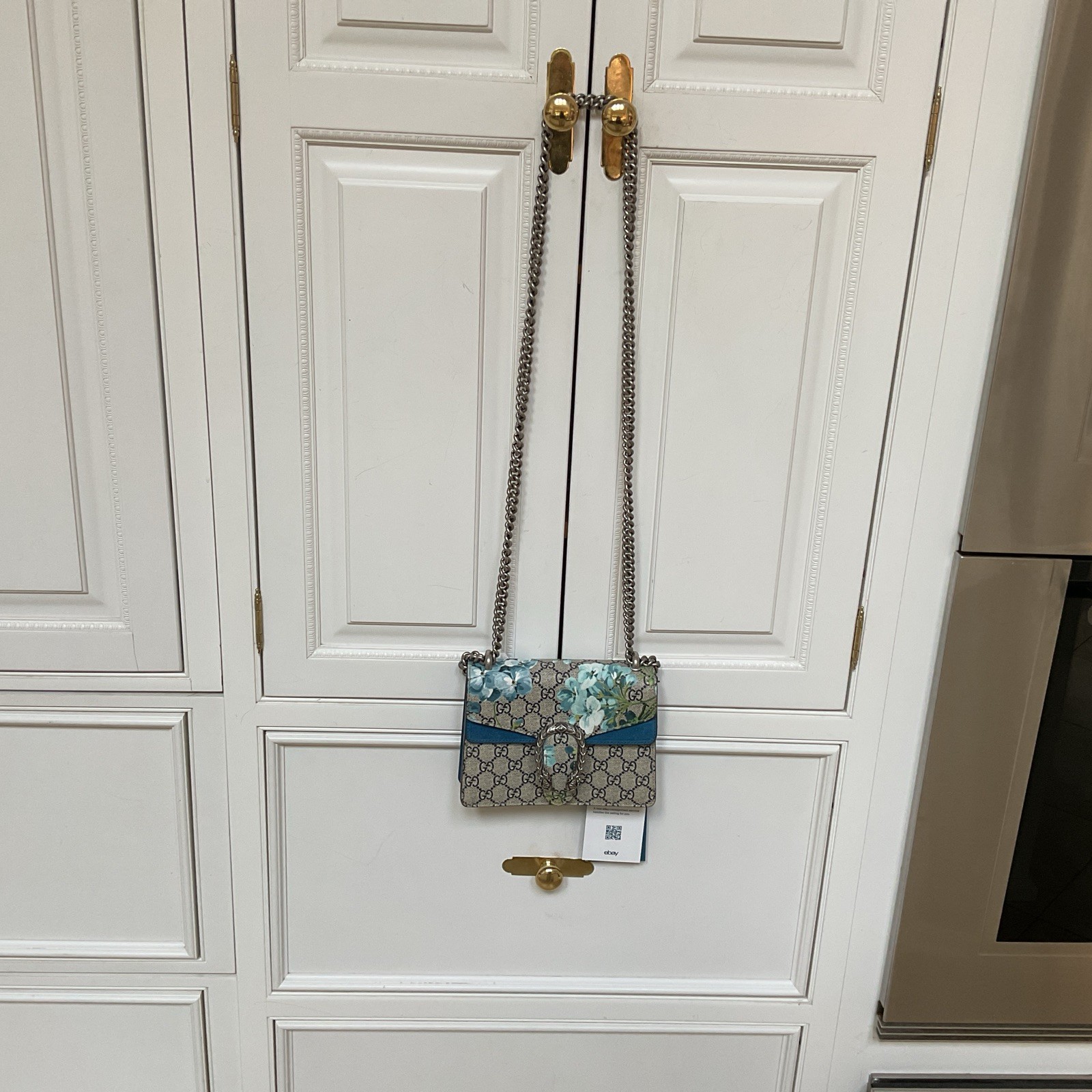 Gucci GG Supreme Blue Blooms Dionysus Shoulder Or Crossbody Bag