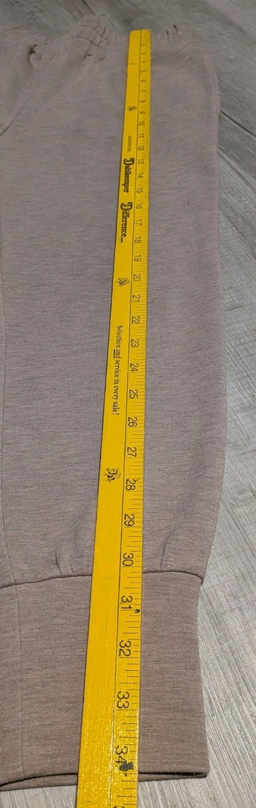 Varley Slim Cuff Pant Jogger 25″ Doublesoft Rose Marl Sz XS