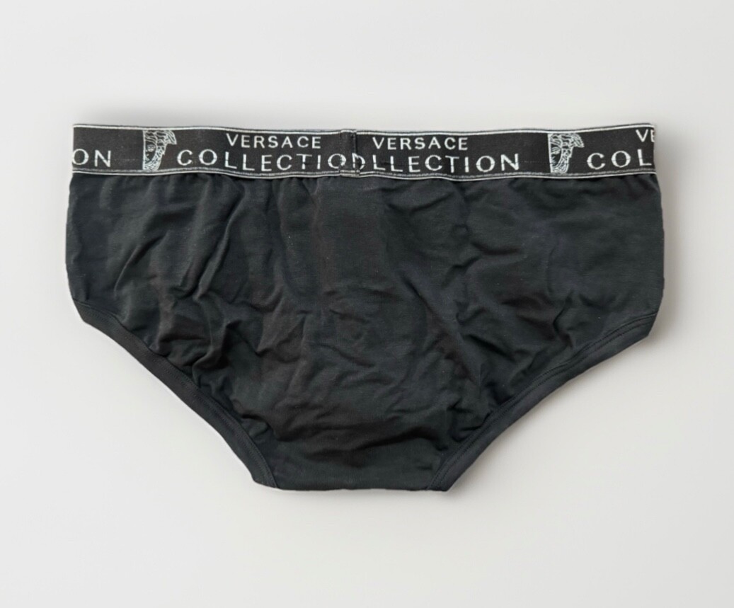 Versace Collection, Briefs, Underwear, Men’s, Black, Size M, L, XL, XXL, New!