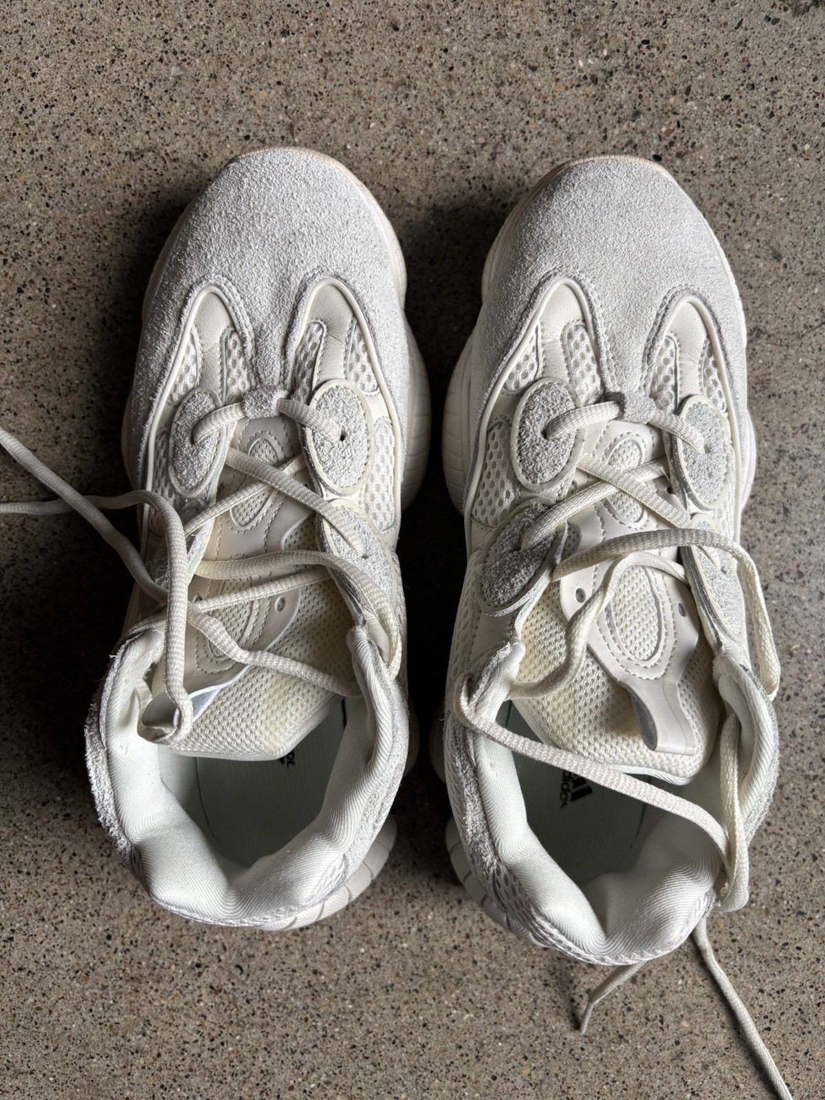 adidas Yeezy 500 Bone White Shoes Mens Size 8