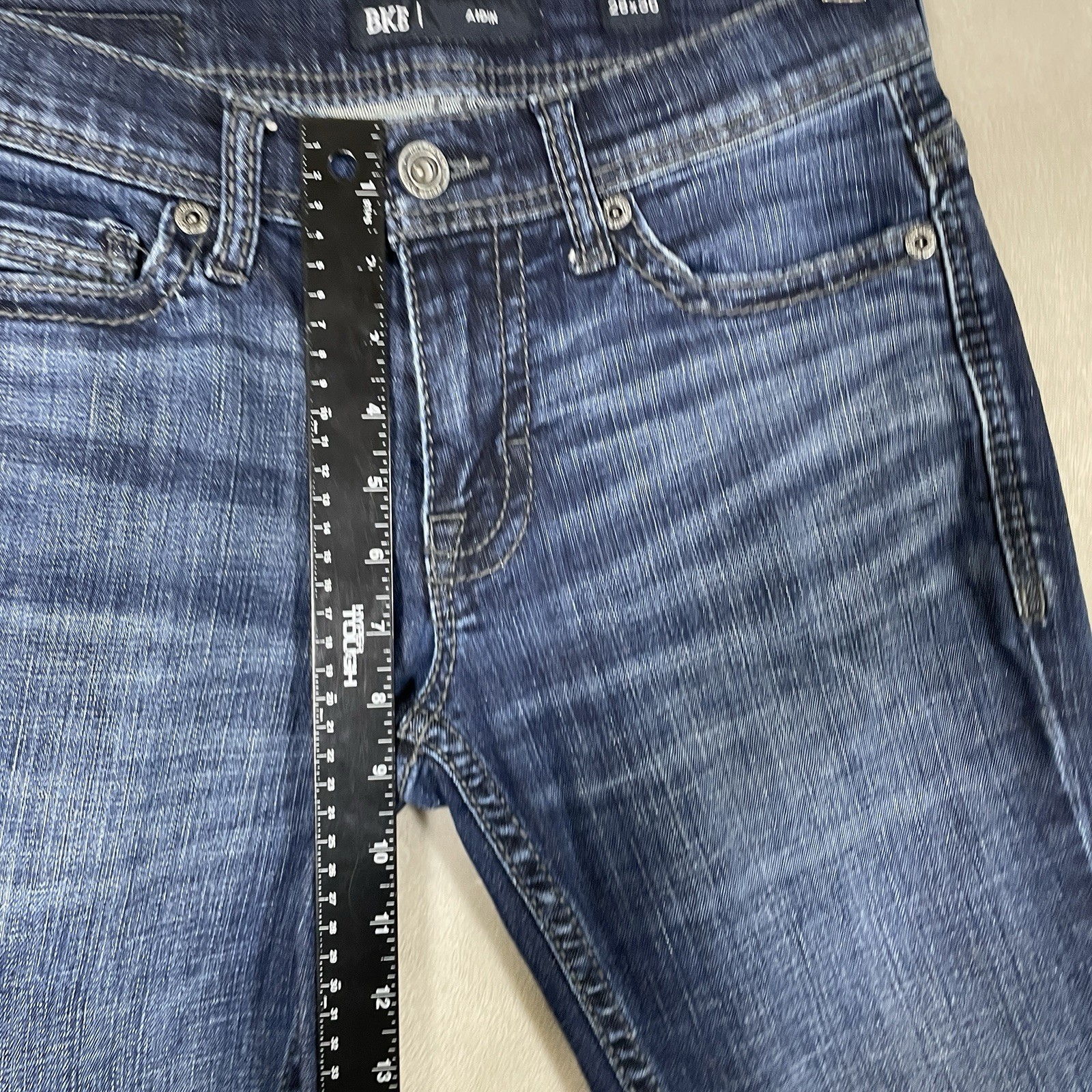 Buckle BKE Aiden Bootcut Jeans Stretch Denim 28×30 (hemmed 28×27) Mens Pants