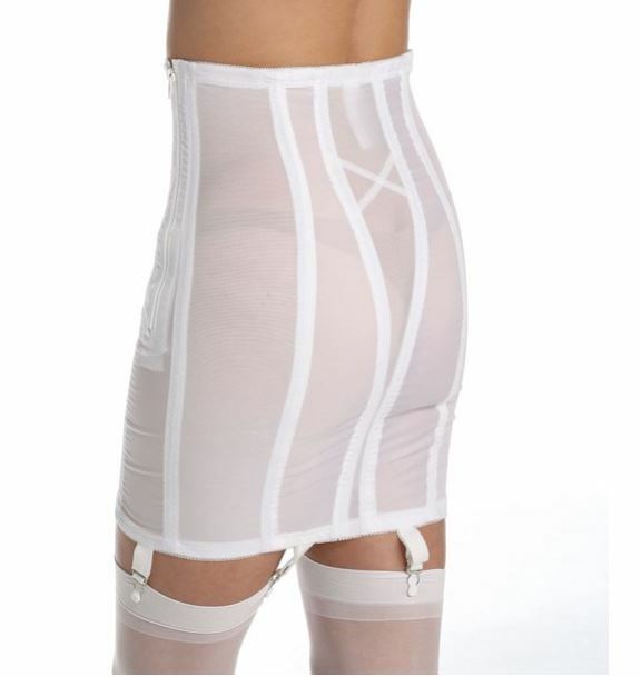 Rago High Waist Open Bottom Girdle with Zipper 1294