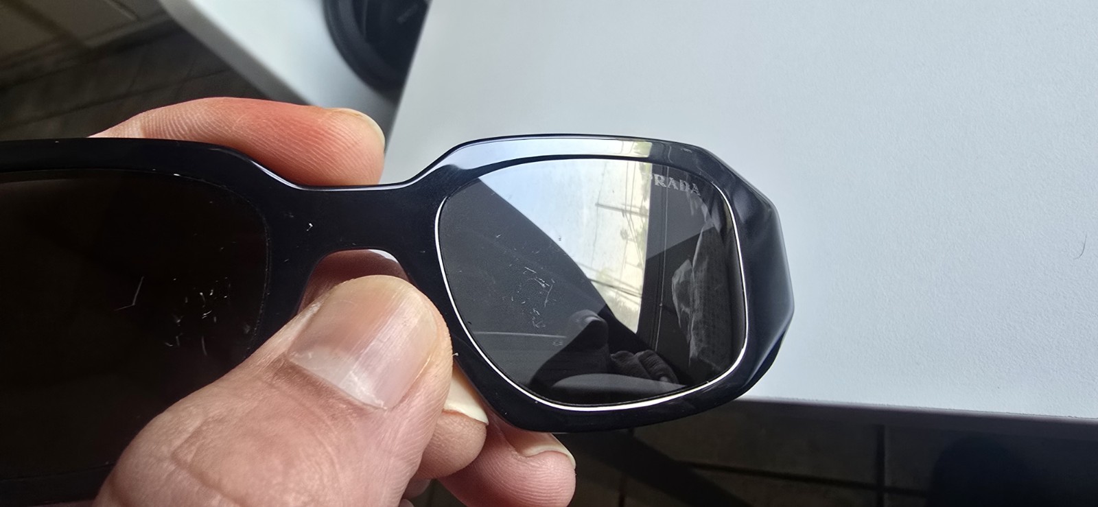 🕶 PRE-OWNED PRADA PR 17WS 49✩20 1AB-5S0 145 3N SUNGLASSES 🕶