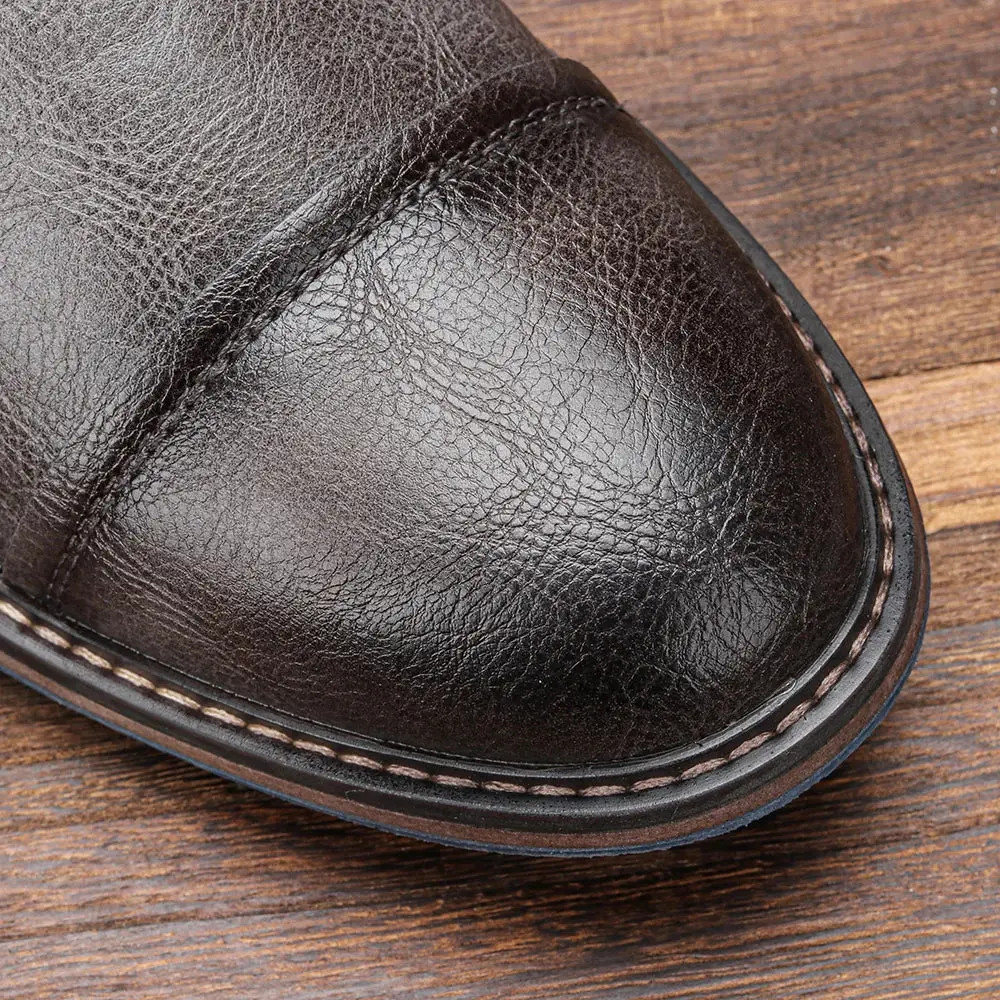 Rugged Leather Boots for Men – Durable & Stylish-Bareroots|124910