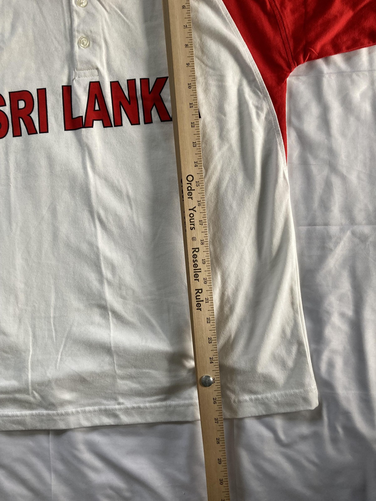 Sri Lanka Polo Shirt Men M Cricket Graphic Souvenir Travel The Line Up NWT