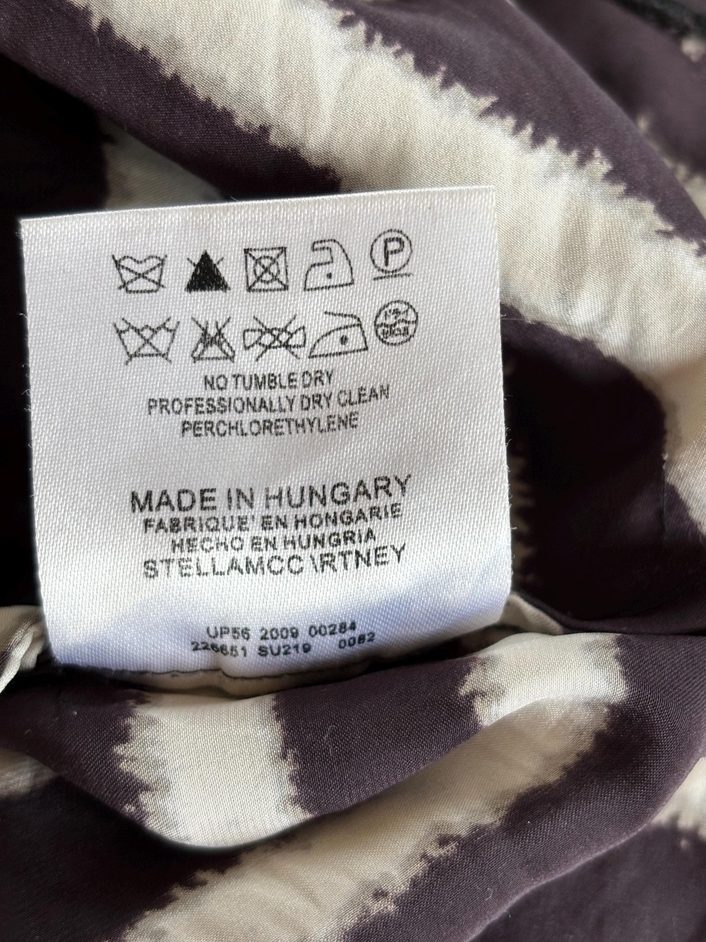 Stella McCartney Silk Zebra Dress IT42 Pockets 2009