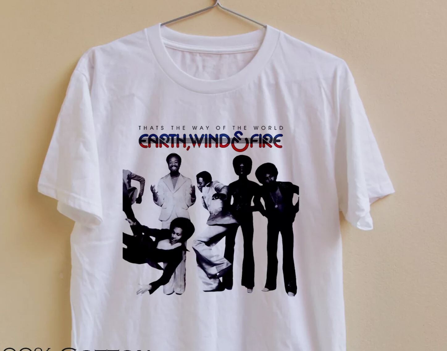 Earth Wind and Fire That’s The Way of The World White T-shirt Size S-5XL