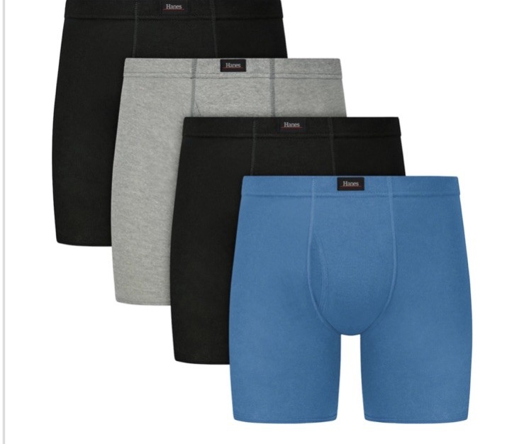Men’s Hanes BOXER BRIEFS 5 Pk Assorted Colors And Print /Choose your Size