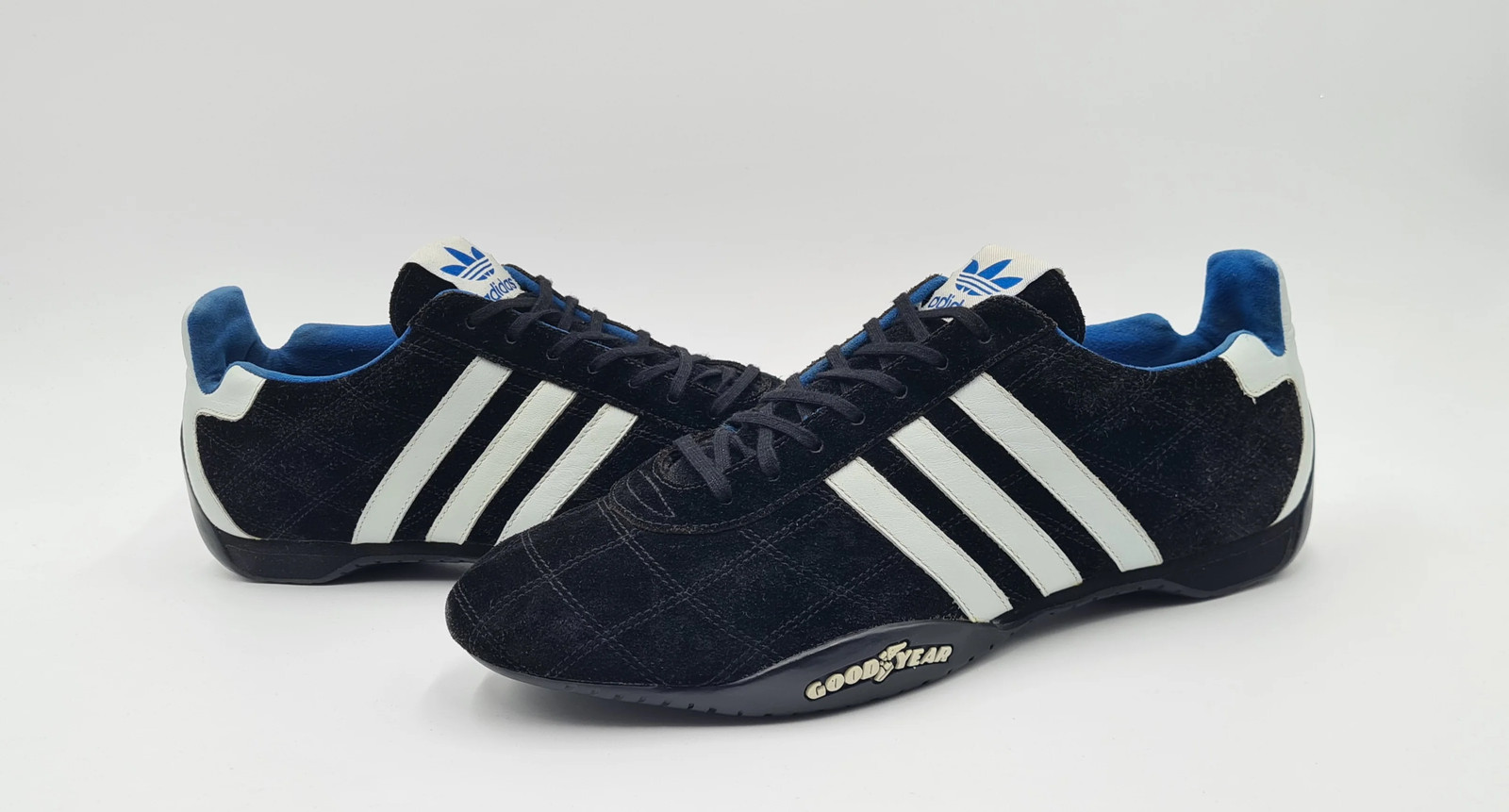 *EXCELLENT* 2004 Adidas Tuscany Black Good Year UK 11.5 / EUR 46 2/3
