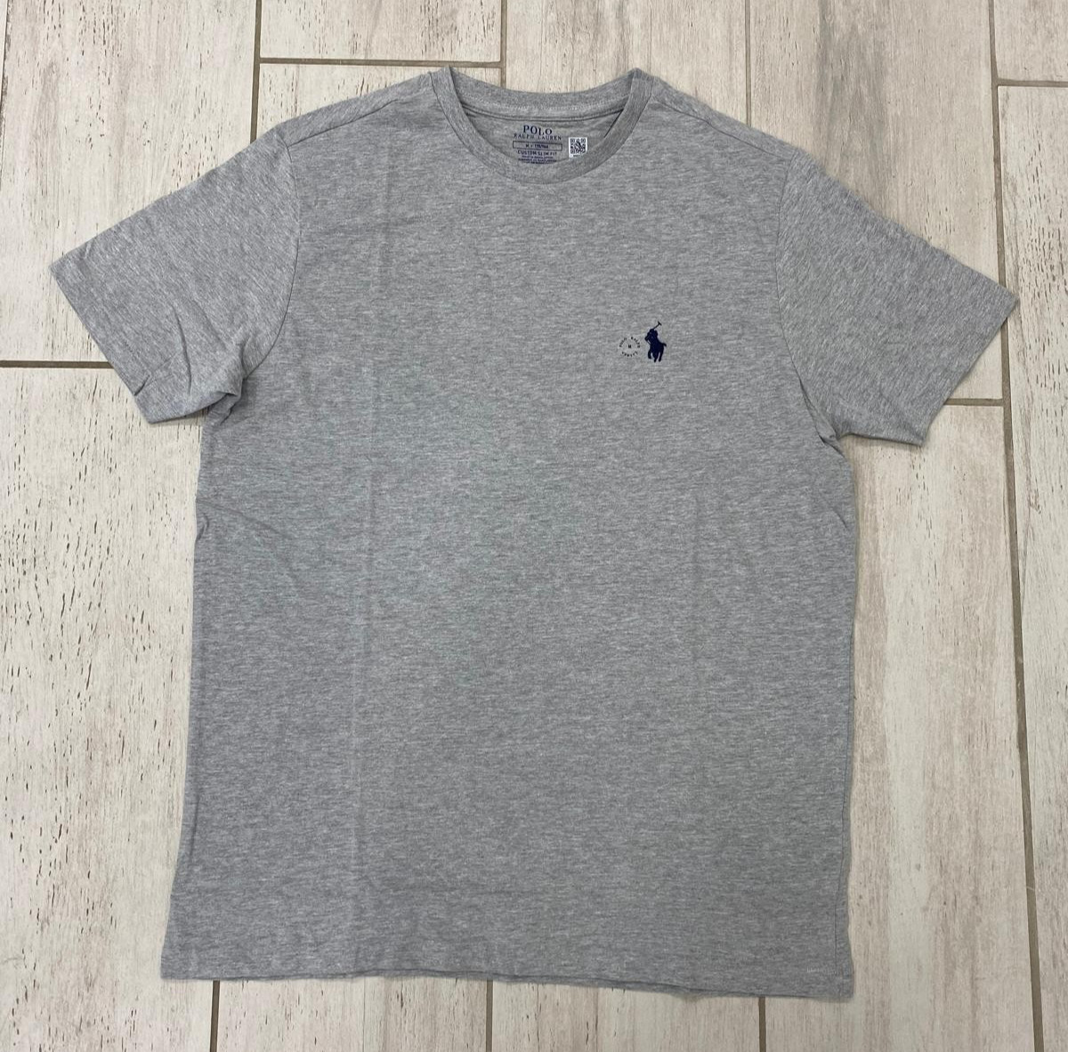 Polo Ralph Lauren Men’s Custom Slim Fit Crewneck T-Shirt Navy , Gray -S, -XXL