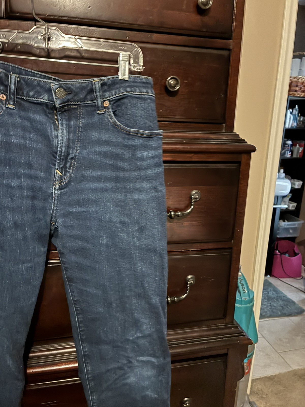 American Eagle Outfitters Original Straight Dark Wash Mens Jeans Size 32×34