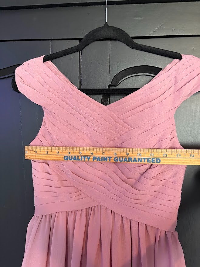 JJs House Mauve Long Formal Flowy Dress, Bridesmaid, Prom, Special Occasion.