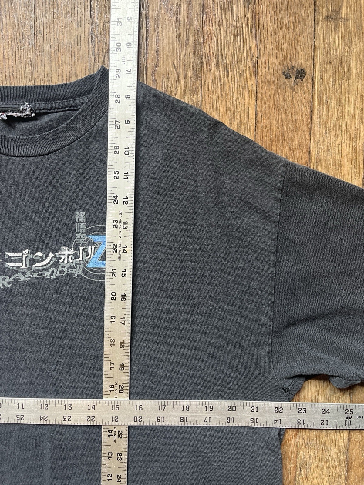 2001 Dragon Ball Z Goku Vegeta Trunks graphic Mens L Black Crew Neck Tee