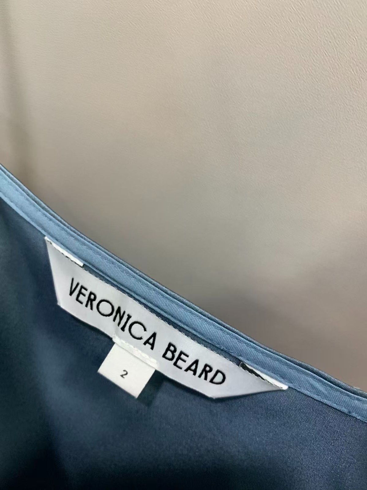 Veronica Beard Vernon Lace Maxi Dress Blue Silk-Satin $798 Size 6