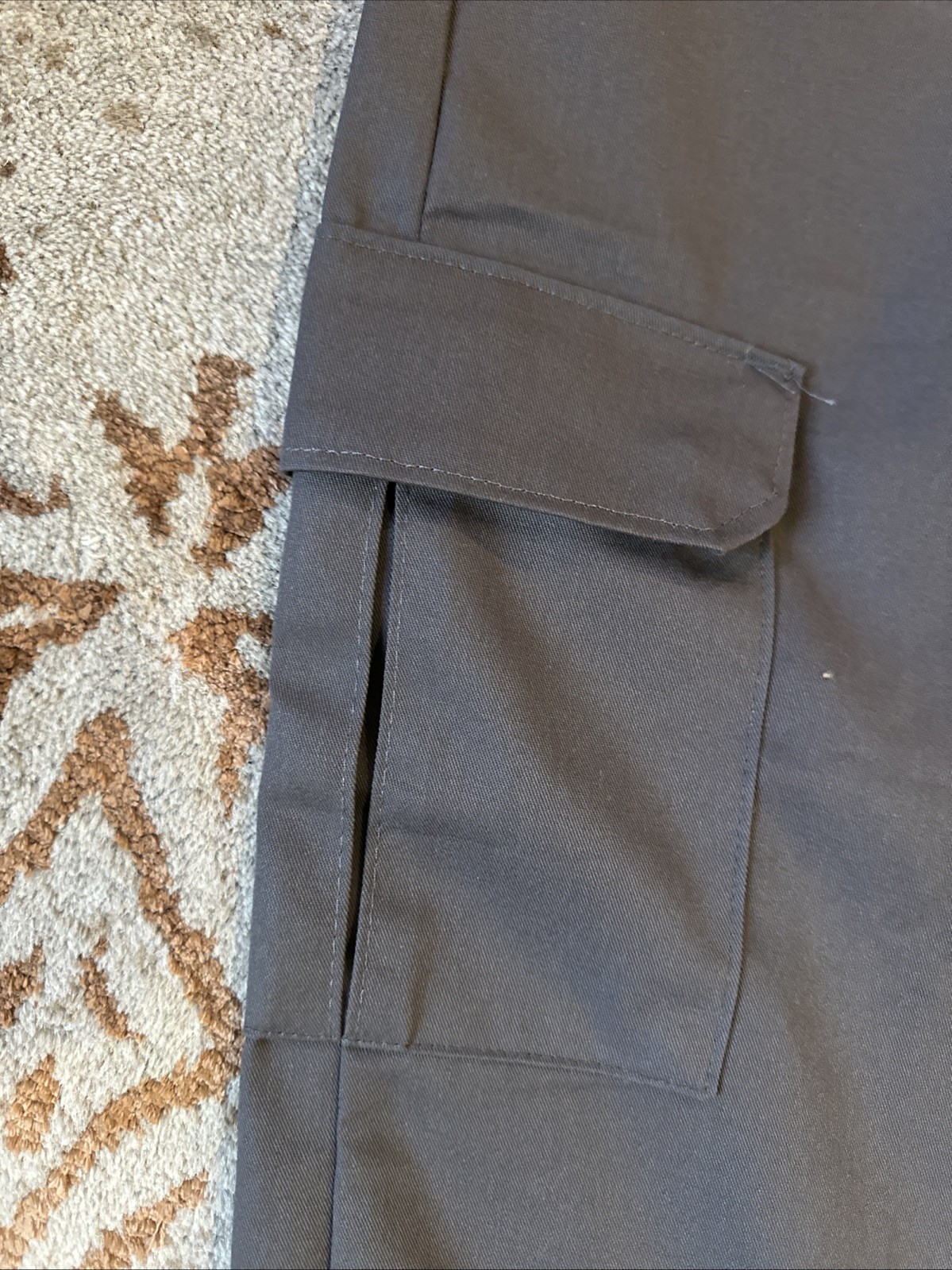 Red Kap Men’s Industrial Cargo Pant Gray 34×30 #pt88ch9 NEW