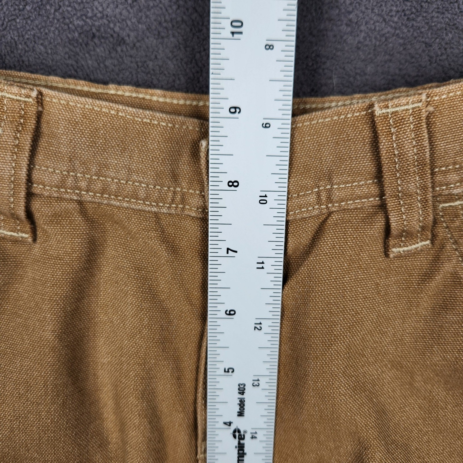 Patagonia Hemp Utility Pants Boys Small Brown Double Knee Canvas Outdoor 66585