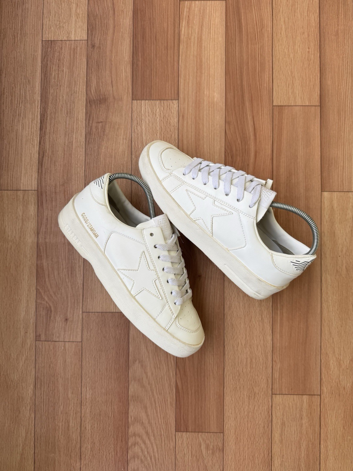 AUTHENTIC GOLDEN GOOSE BLACK / WHITE STARDAN SNEAKERS SIZE EU 37 , US 7 , UK 4