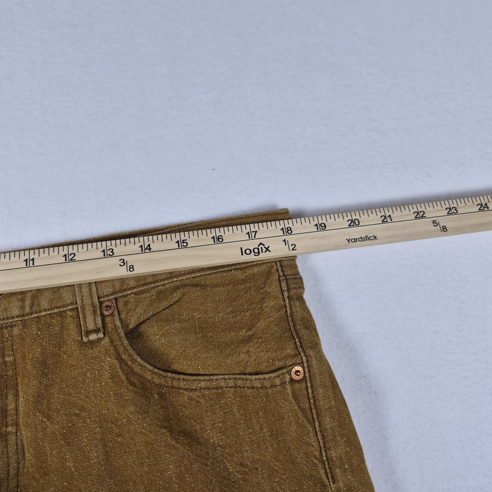 Levi’s 501 Brown Jeans Men’s 36×34 Original Fit Button Fly White Oak Cone Denim