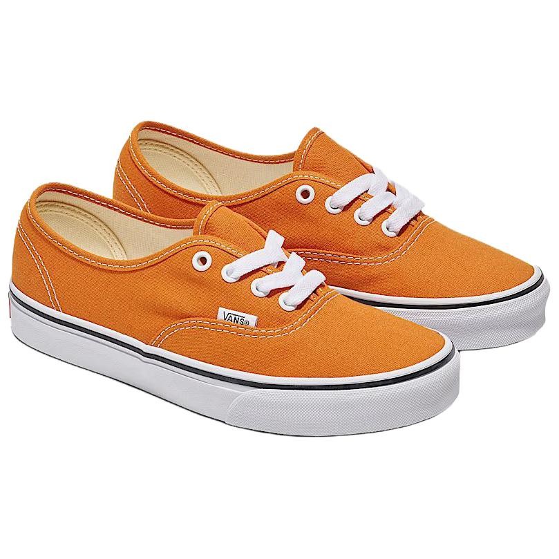 Vans Authentic Abrasion Resistant Low Top Skateboard Shoes Unisex Orange