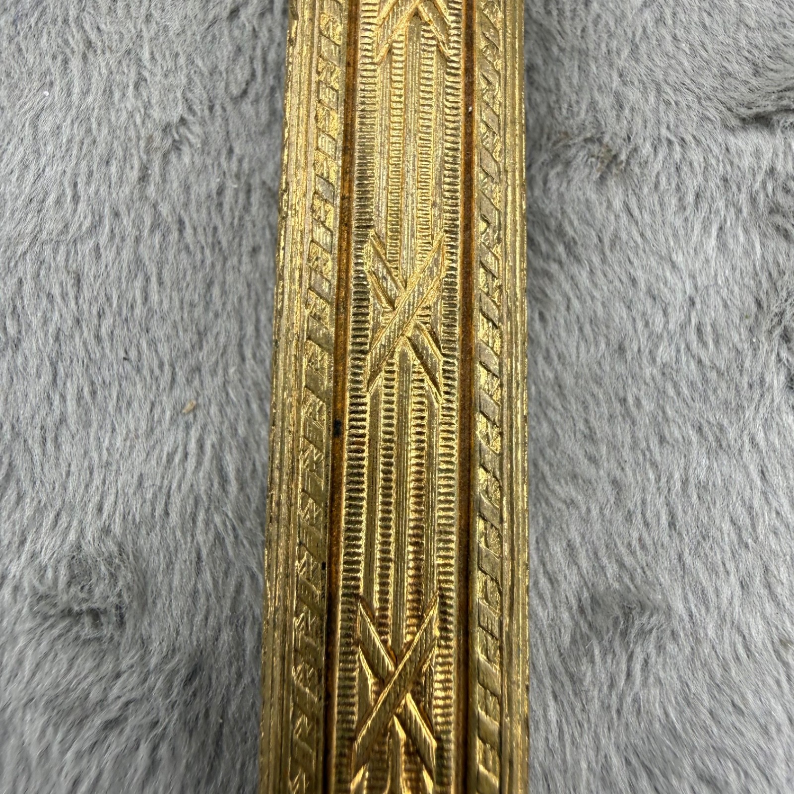 Vintage Vanity Item Gold Tone