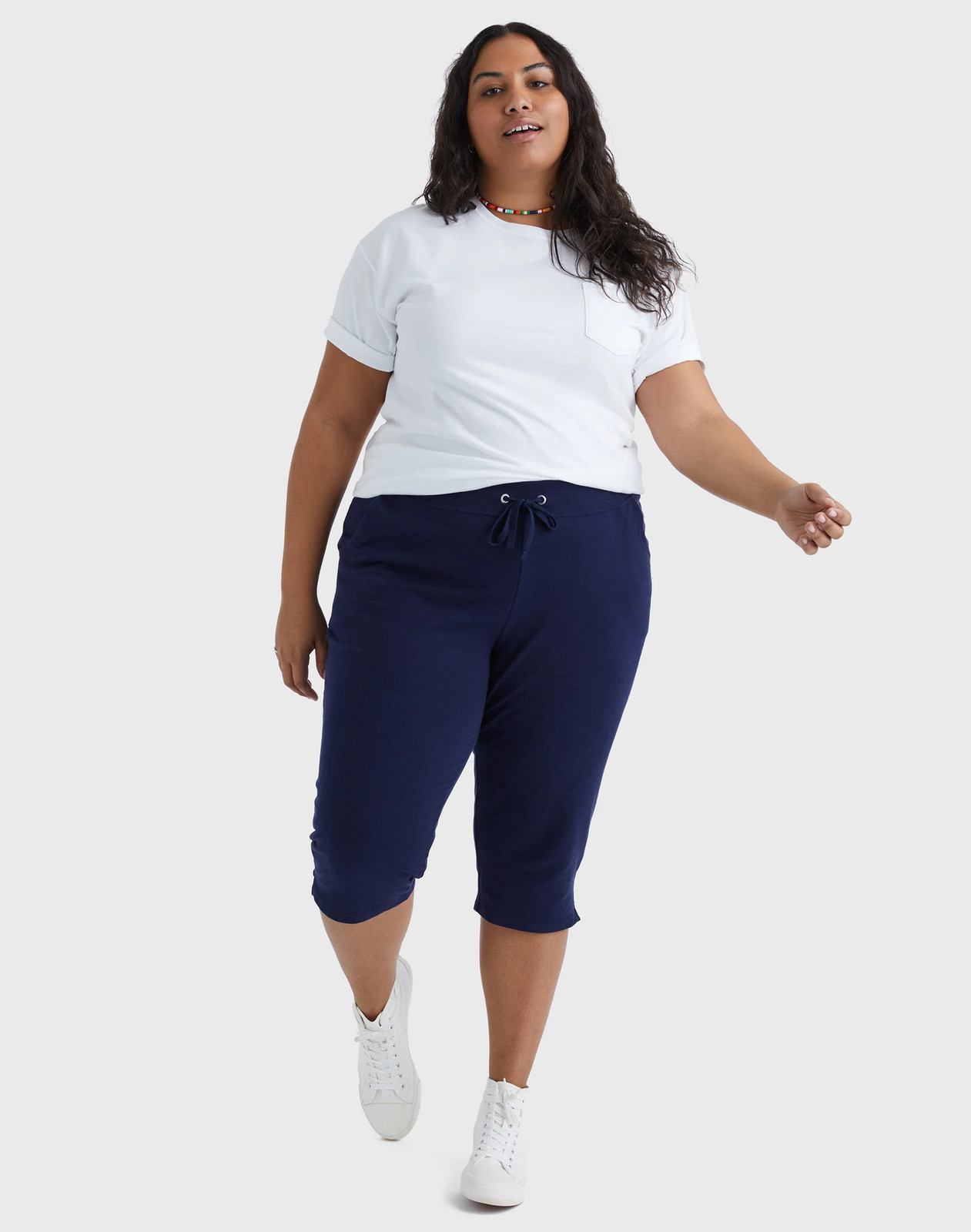 Just My Size Capri French Terry Womens Plus Your Choice 4 Colors & sz 1x to 5x