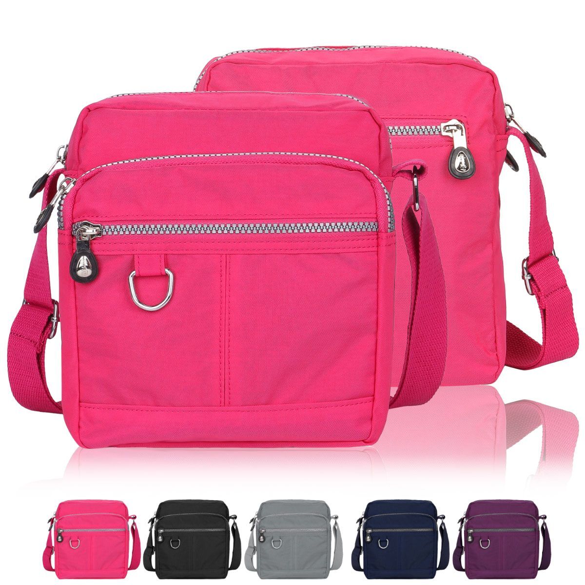 Womens Waterproof Messenger Cross Body Ladies Handbag Bag Shoulder Bag Purse