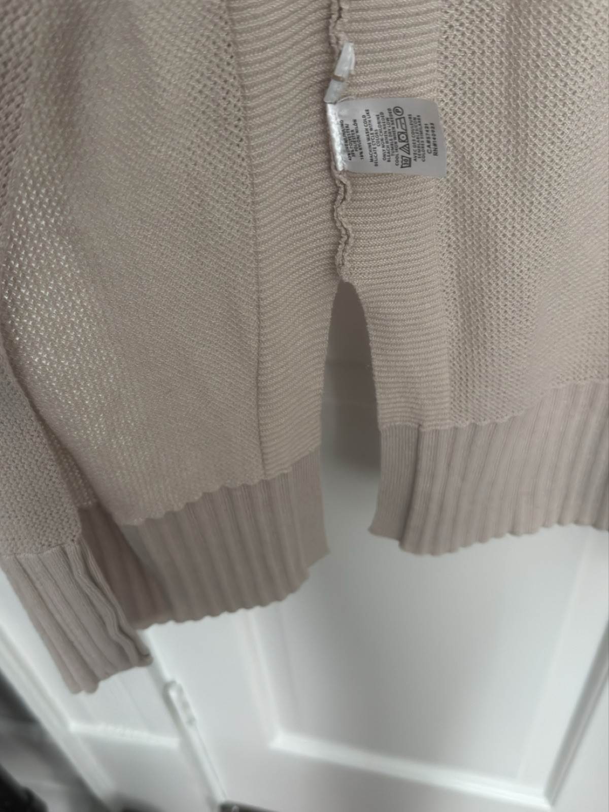 Loft Small Casual Duster Cardigan Sweater Linen Blend All Seasons See Photos!