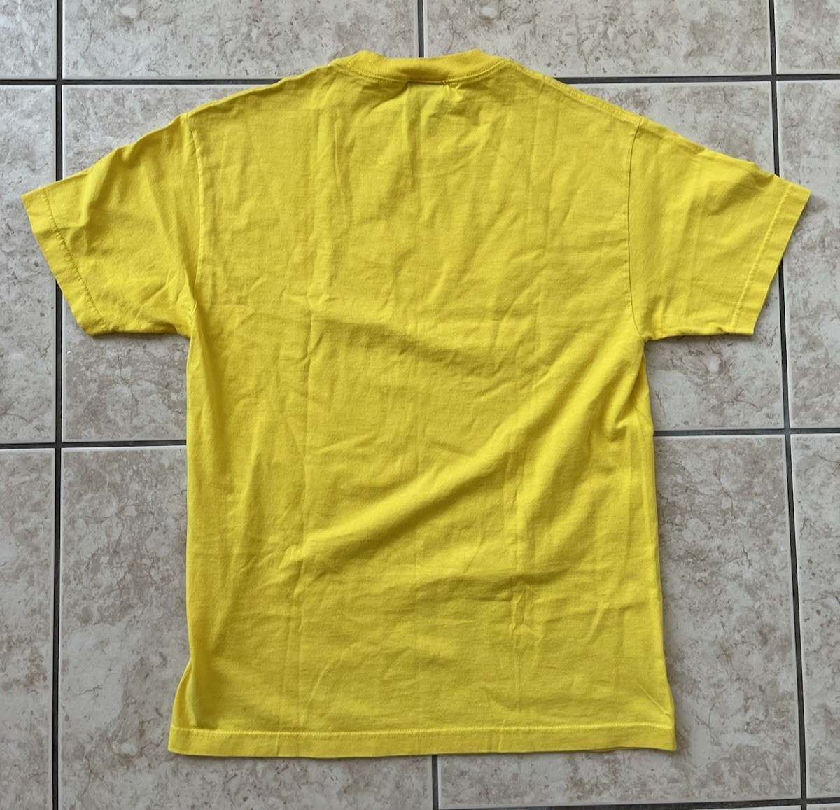 FTC For The City Skate Men’s Short Sleeve Large Yellow T-Shirt Classic Skate Tee