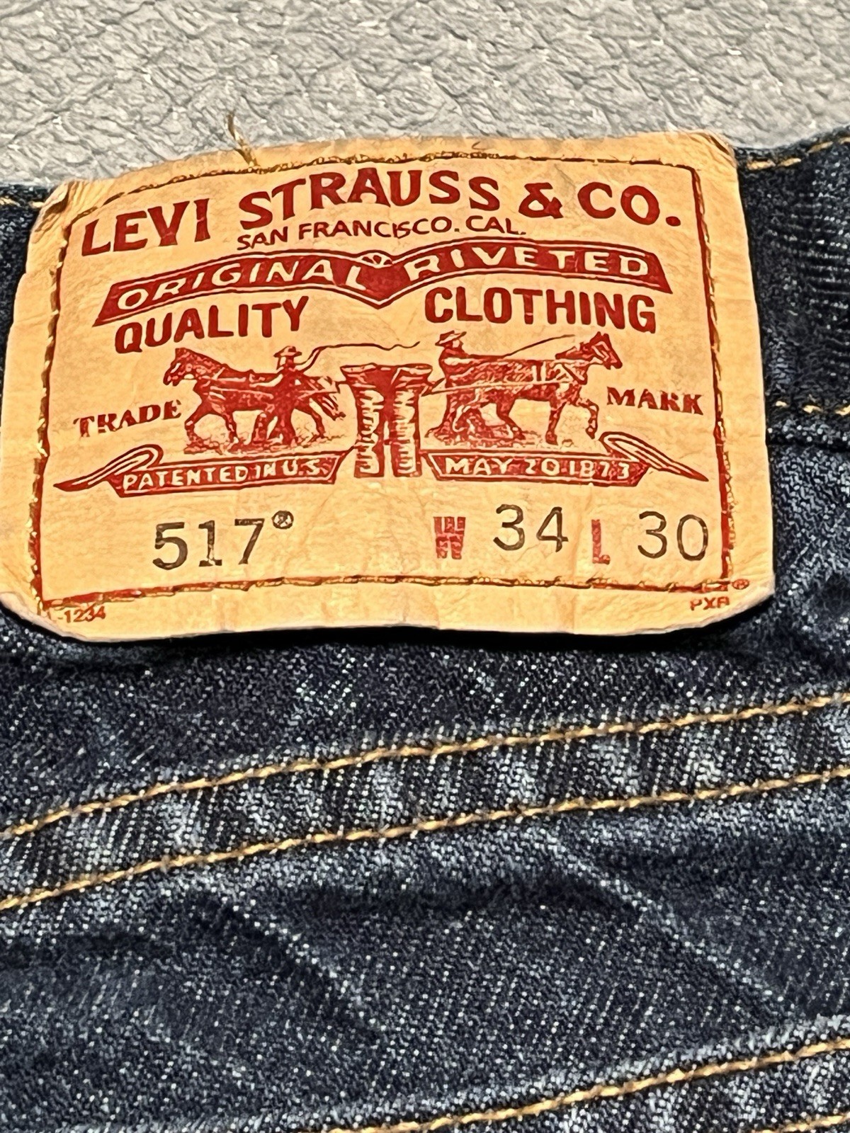 Levi’s 517 Men’s Size 34×30 Boot Cut Blue Red Tag