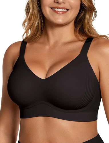 OEAK Women’s Wireless Jelly Bra, Medium, (10)