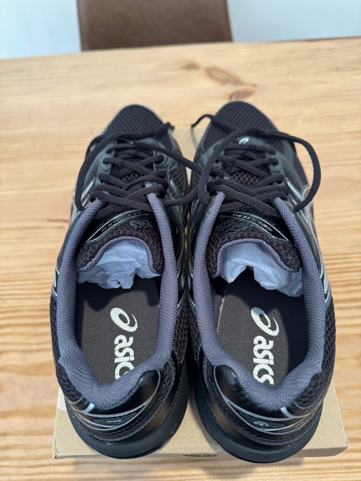Size 11.5 – ASICS Gel 1130 Black Pure Silver