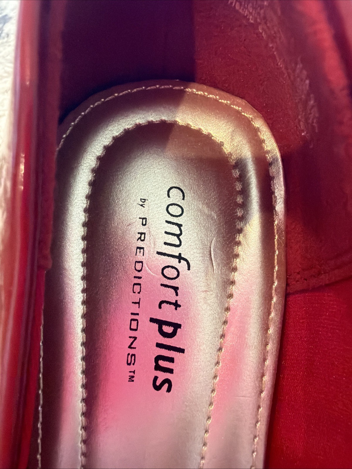 Comfort Plus “Predictions “ Red Heels Size 9 New