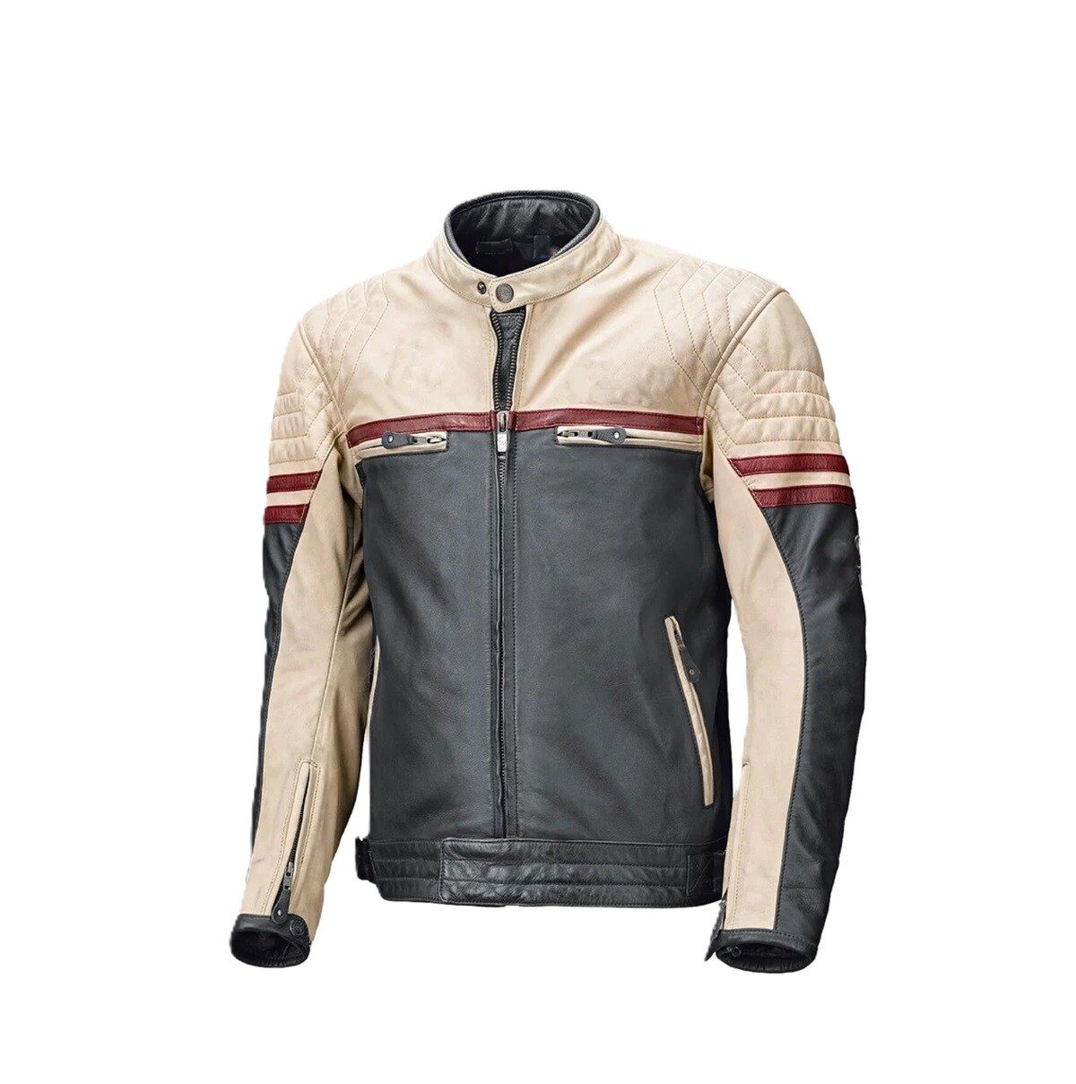 Men’s Black 100% Real Lambskin Leather Genuine Motorcycle Biker Racer Jacket