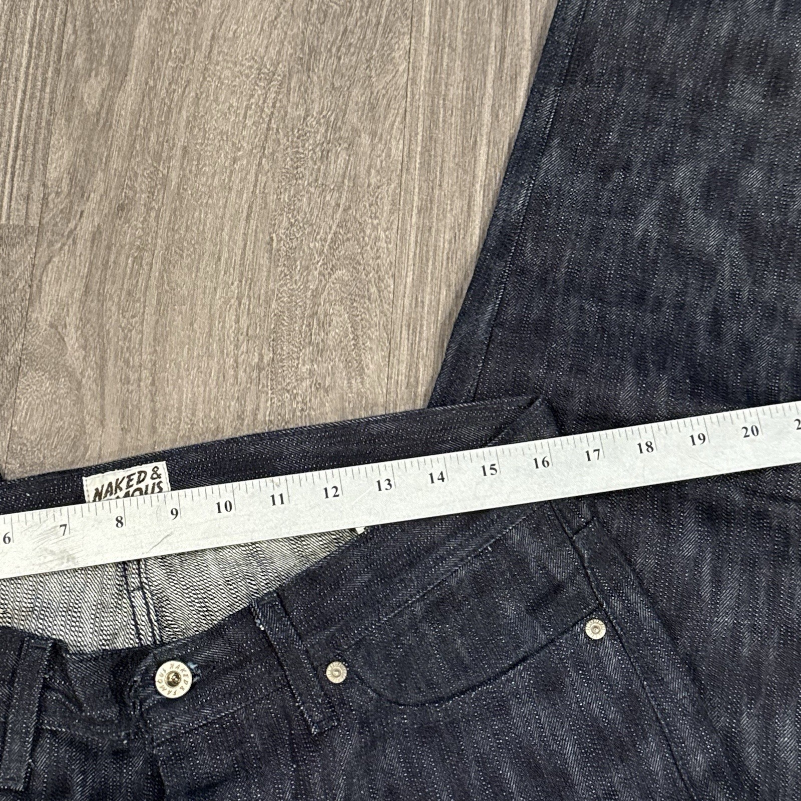 Naked & Famous Selvedge Denim Weird Guy 011023 Big Slub Selvedge 33”