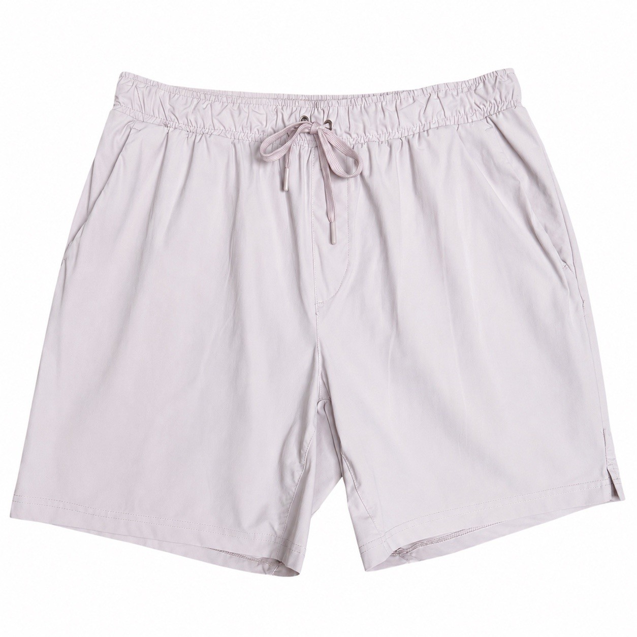 Jockey Sport Athletic Shorts Womens L Light Pink Drawstring Zipped Pockets