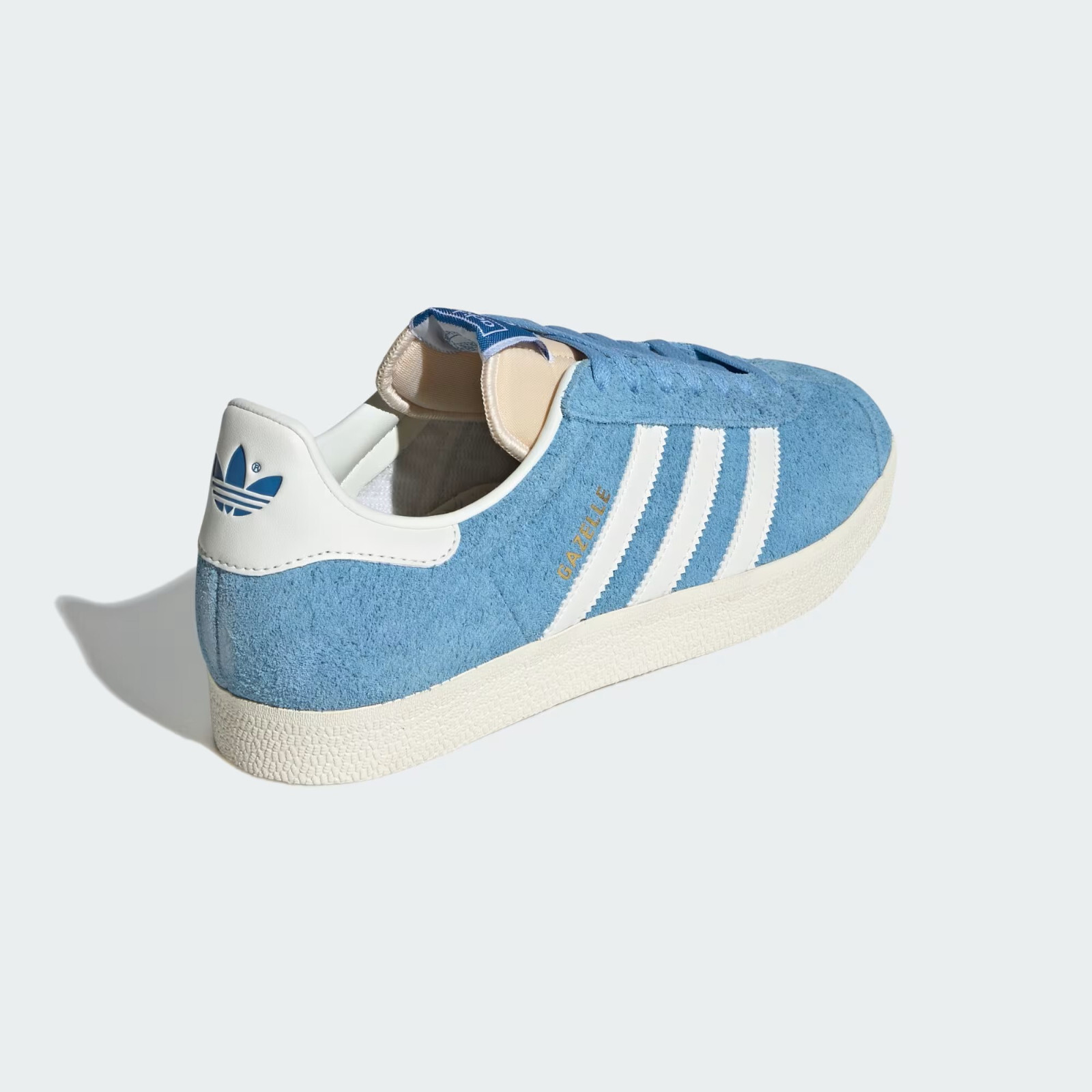 Adidas Gazelle Light Blue Off White Sneakers Shoes IF9653 45 1/3 46 2/3 US 11 12