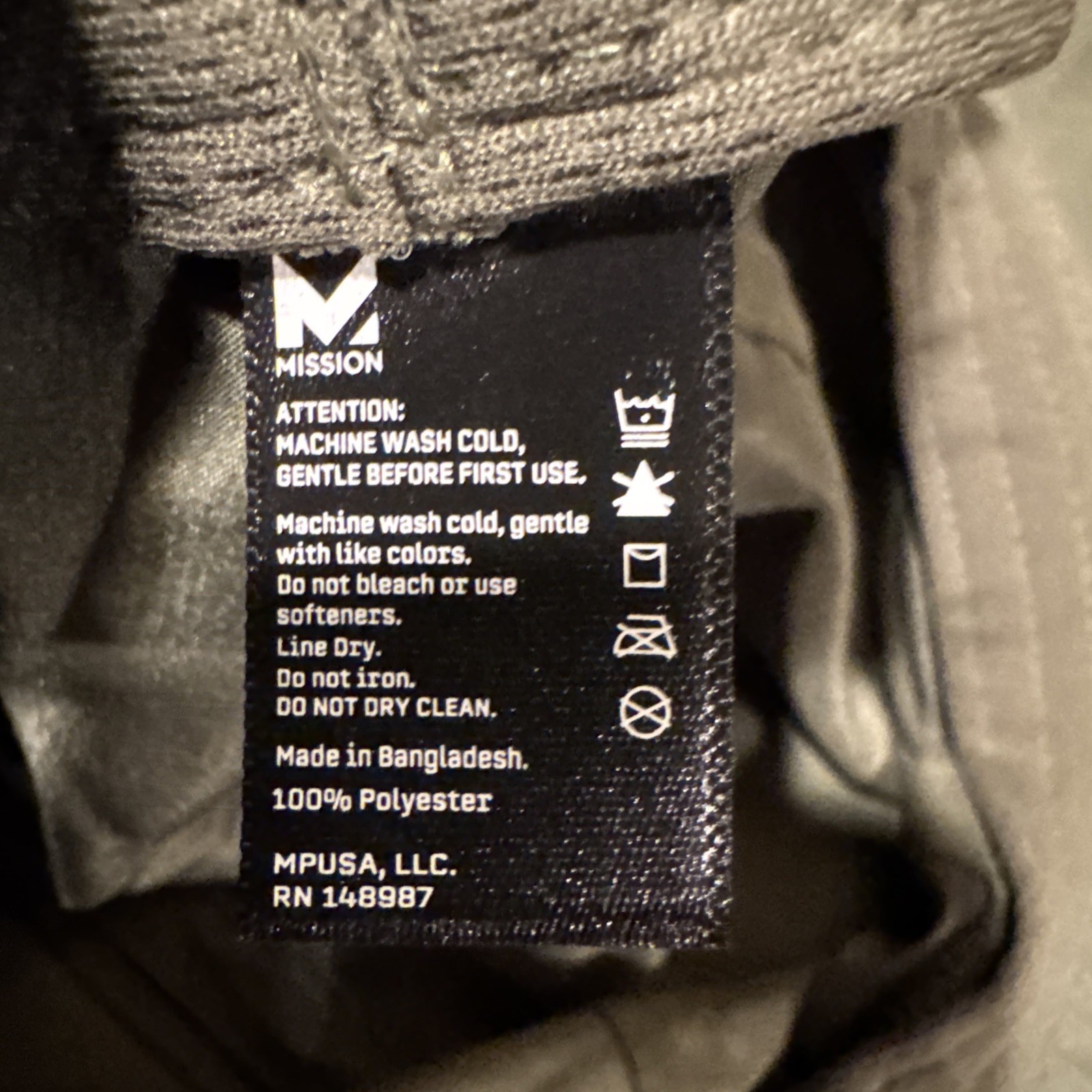 Mission Unisex 1 Size Fits Most Cooling Sun Protector Hat Bronze Green Neck Flap
