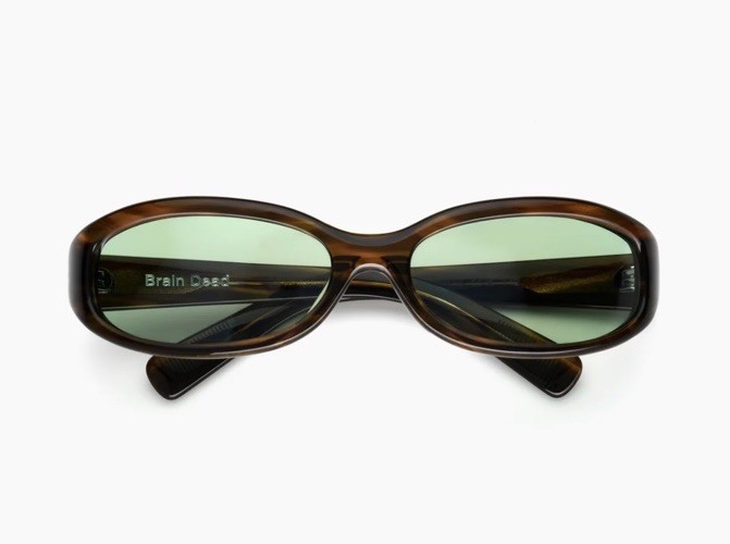 Akila x Brain Dead Bingo sunglasses (limited edition havana / green lenses)