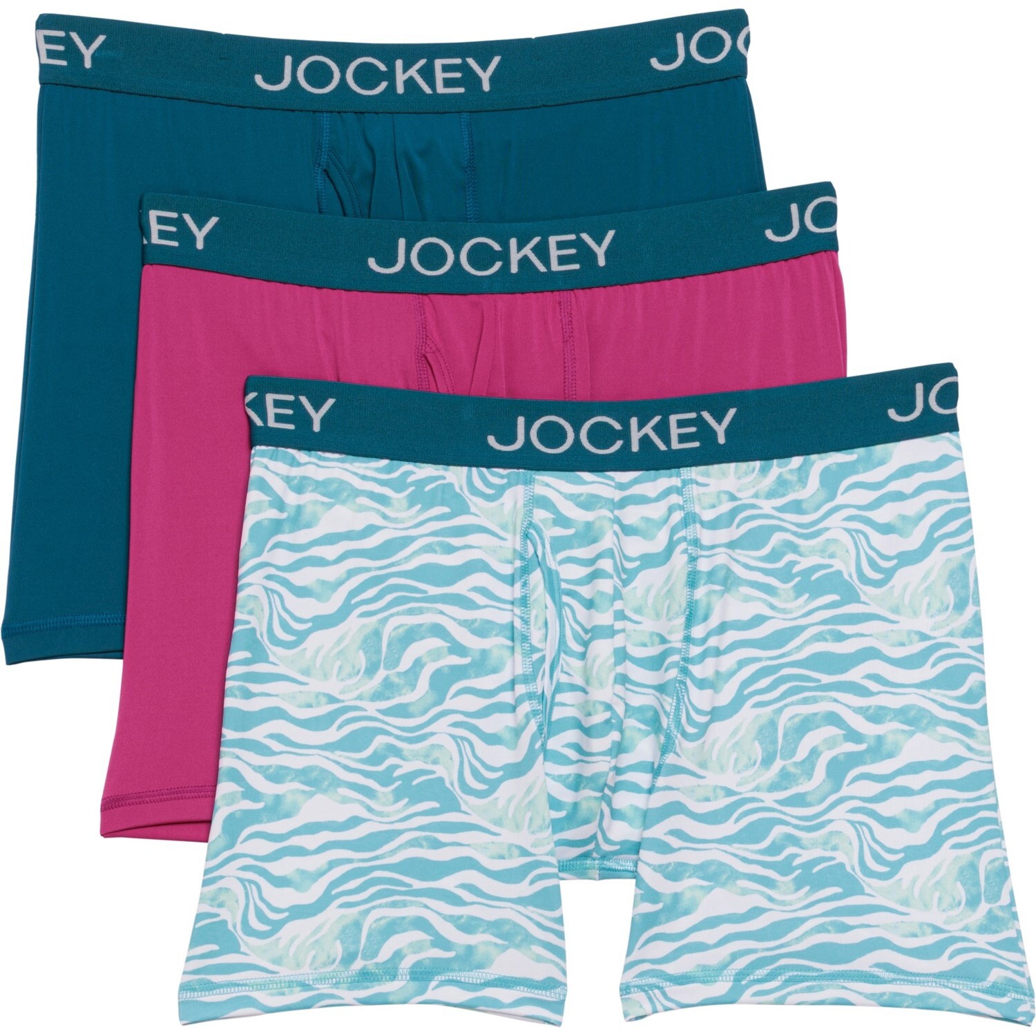 3 OR 4 PAIRS JOCKEY MEN STRETCH MICROFIBER BOXER BRIEFS MEDIUM LARGE XLARGE $34