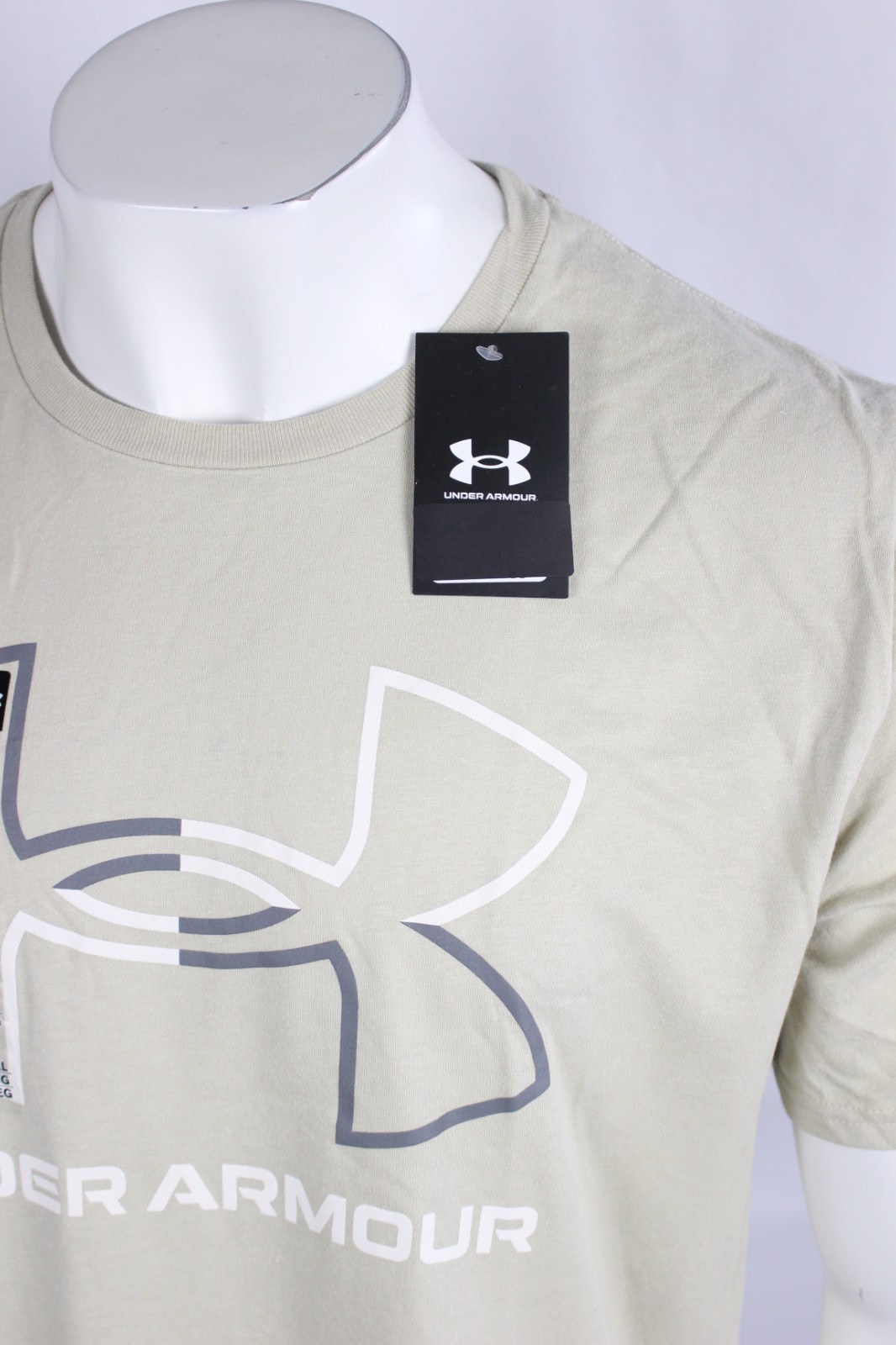Under Armour Men’s UA Foundation Short Sleeve T Shirt XL Khaki 1382915 289