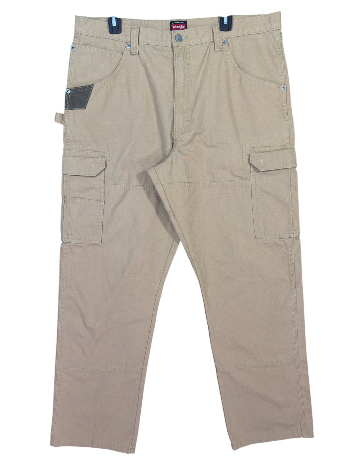 Wrangler Riggs Workwear Cargo Carpenter Pants Men’s 38×32 Khaki Utility NWOT