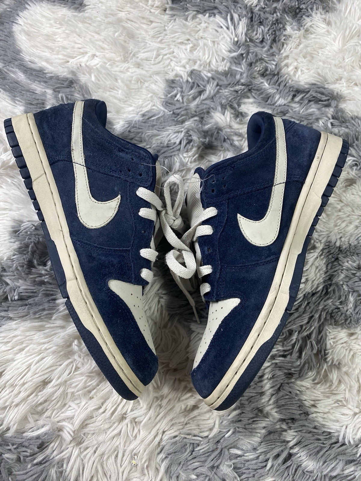 Nike Sb Dunk 6.0 Obsidian Navy Light Bone Sneaker Mens Size 8.5