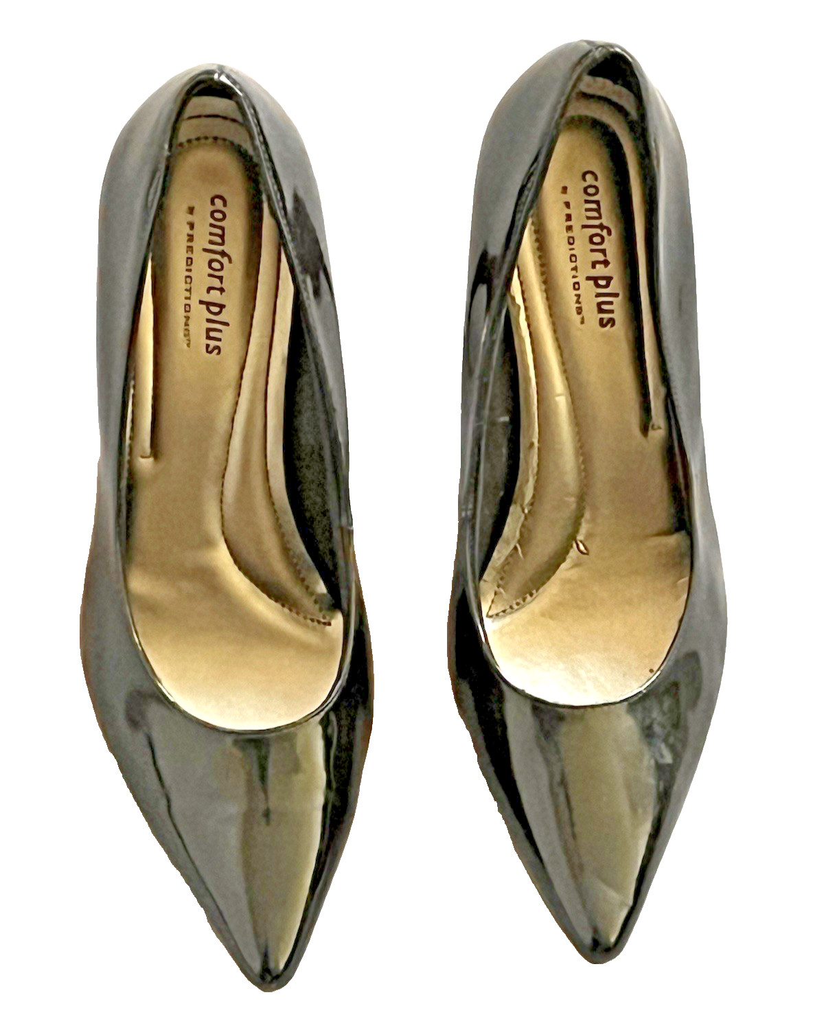 Comfort Plus Predictions Women’s Shoes Size 6.5 Black Patent Pumps Pointed Toe