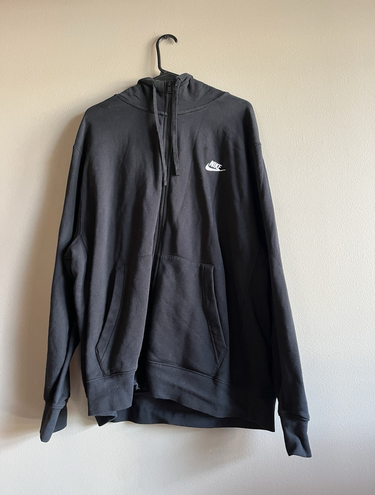 Nike Men’s 2XL Black Full Zip Hoodie BV2645-010 Worn Only 2x!