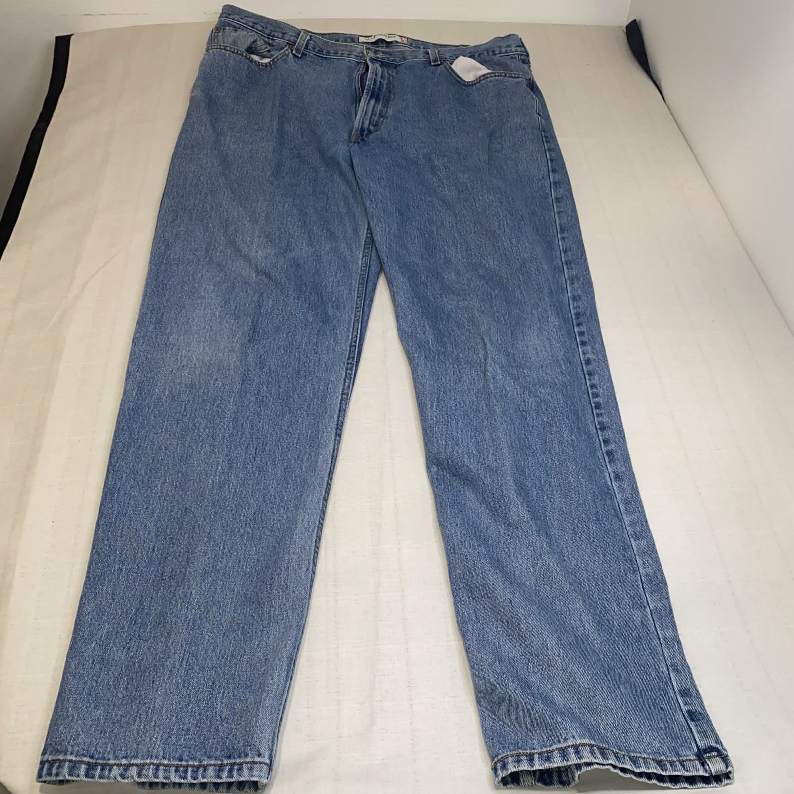 Levi’s 550 Men’s Relaxed Straight Jeans Blue Medium Wash Cotton Denim Zip Y2K