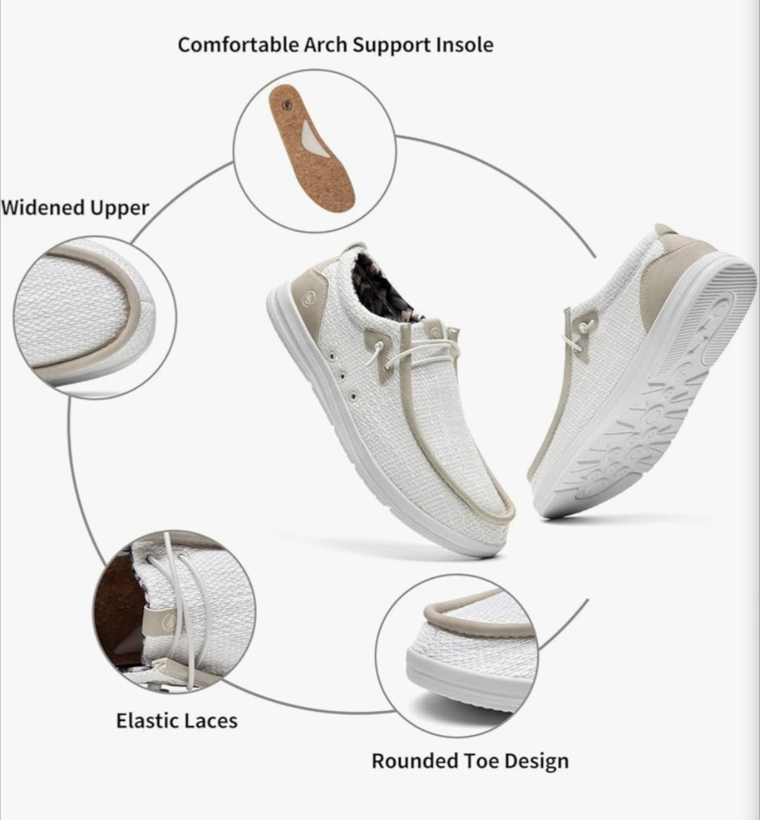 MEN’S SLIP ON LOAFERS | ARCH SUPPORT INSOLES | MEN’S SHOES | COMFORTABLE…
