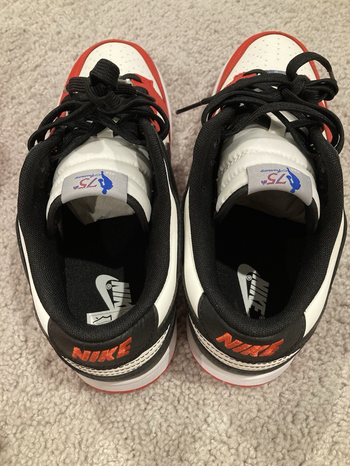 Nike Dunk Low Men’s Retro EMB NBA 75th Anniversary Sneakers DD3363-100