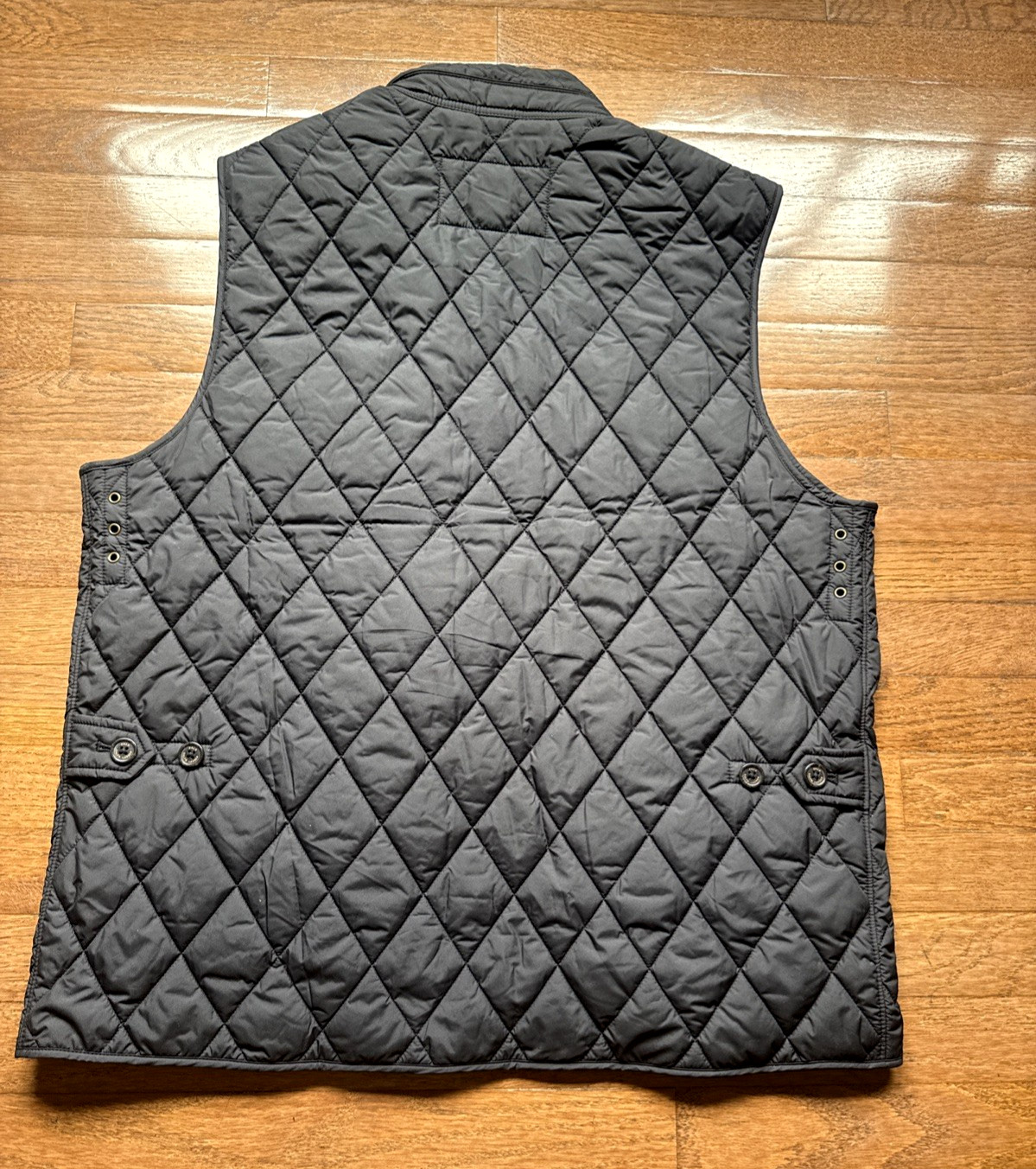 EUC The Beaton Quilted Utility Vest Black Polo Ralph Lauren Men’s L